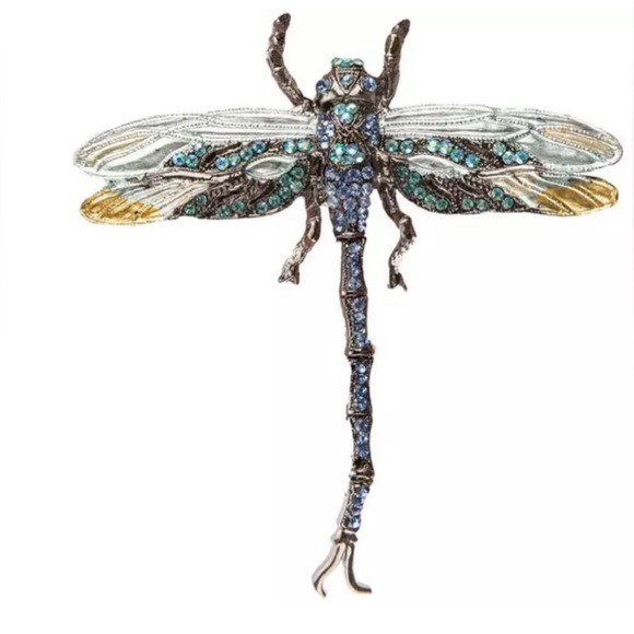 Jewelry - New Dragonfly Rhinestone brooch